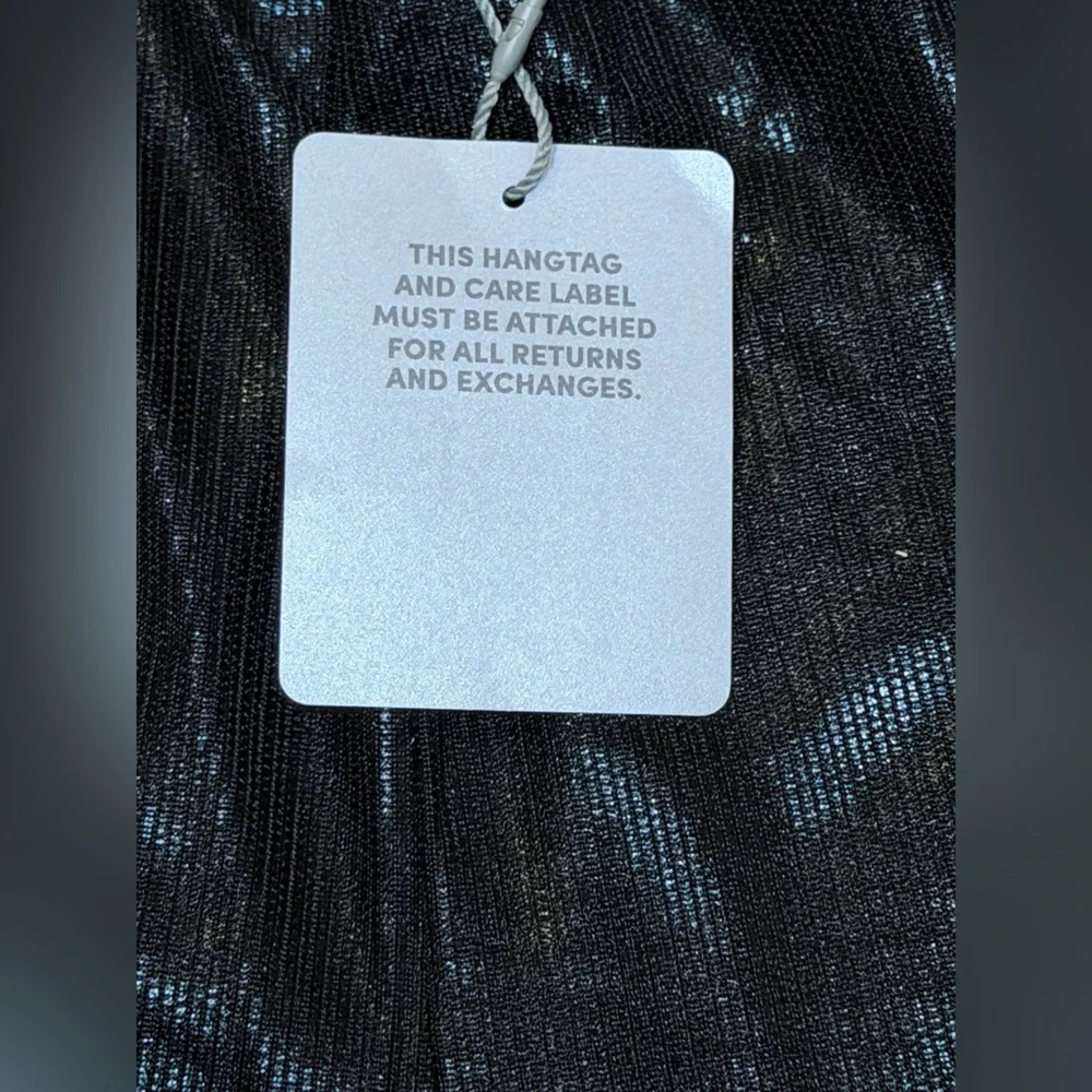 NEW Savage X Fenty Chain Reaction Metallic Black Basketball Shorts Streetwear L - Picture 11 of 14